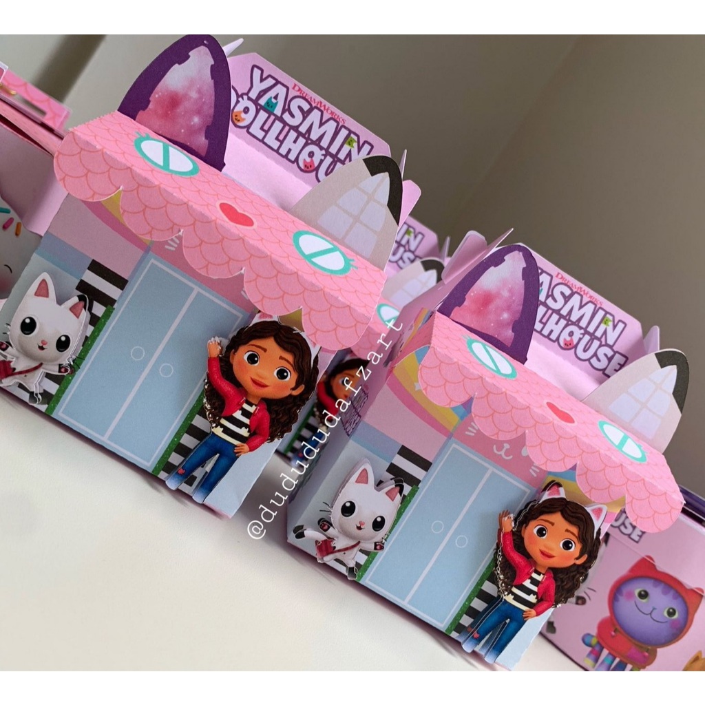 Caixas Personalizadas A Casa Mágica da Gabby 3D