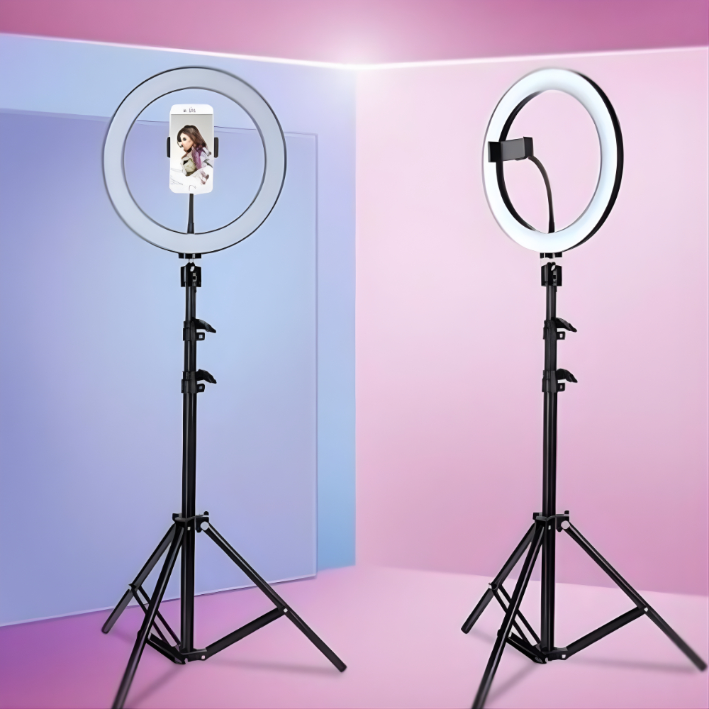 Ring Light Iluminador 10 Polegadas Com Tripé De 2.10 Metro SU