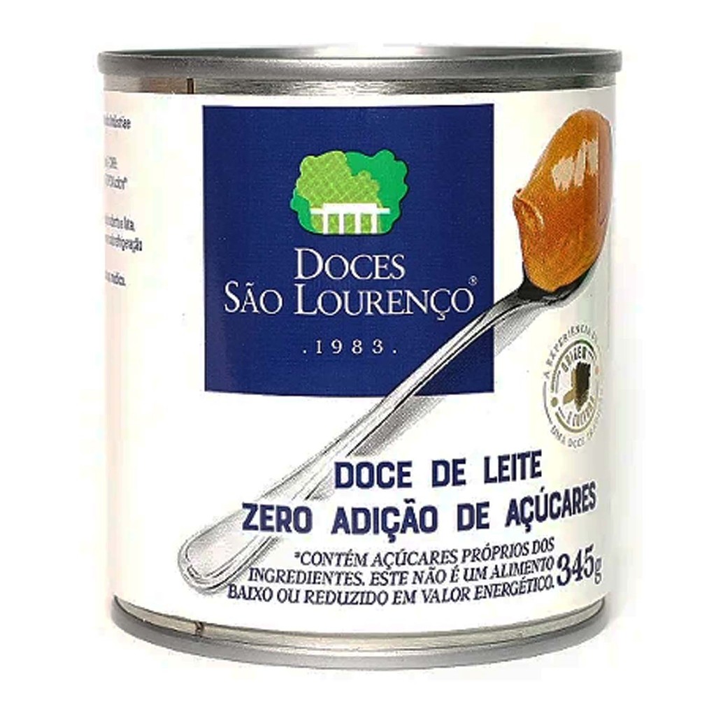 Doce de Leite Zero Ad. Açucar S LOURENCO 345g