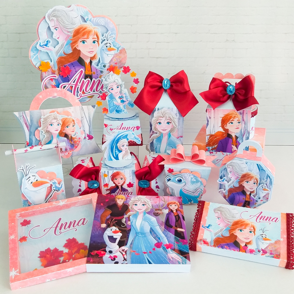 Caixas Personalizadas Frozen 2 3D