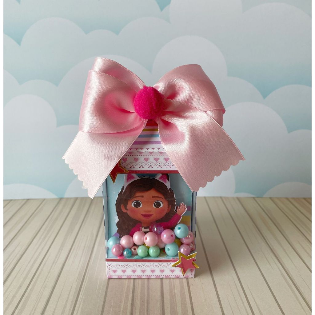 Caixas Personalizadas A Casa Mágica da Gabby – Lembrancinha / Festa Infantil / Aniversário