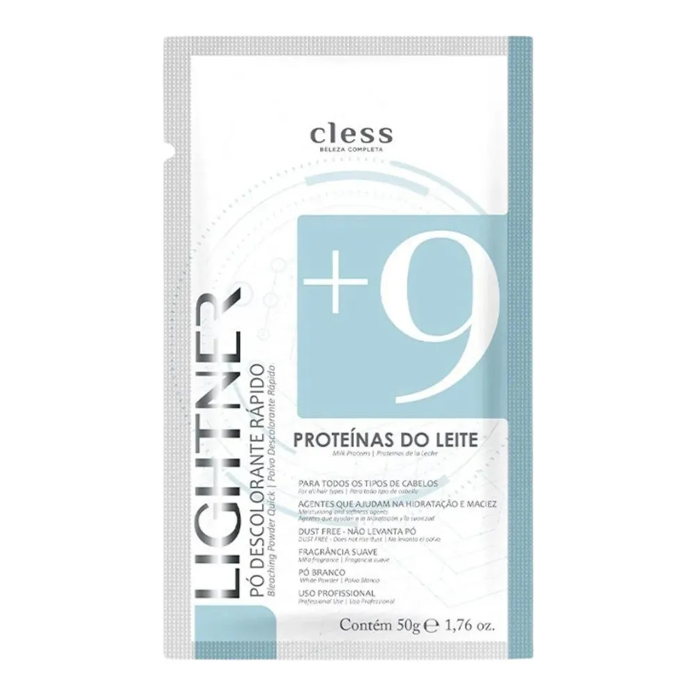 Pó Descolorante Lightner com Proteínas do Leite 50g Clareamento Capilar Profissional