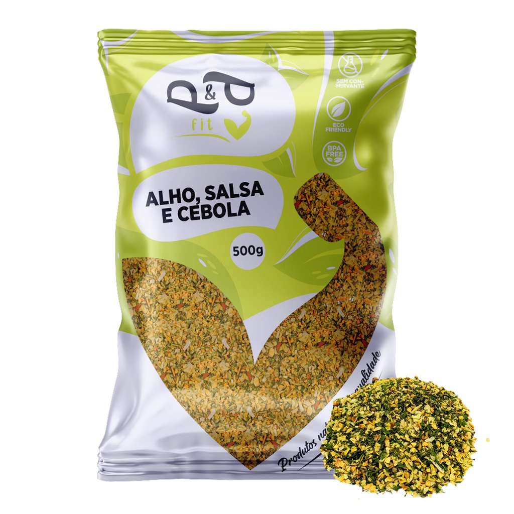 Tempero Cebola, Alho, Salsa - 500g - P&P