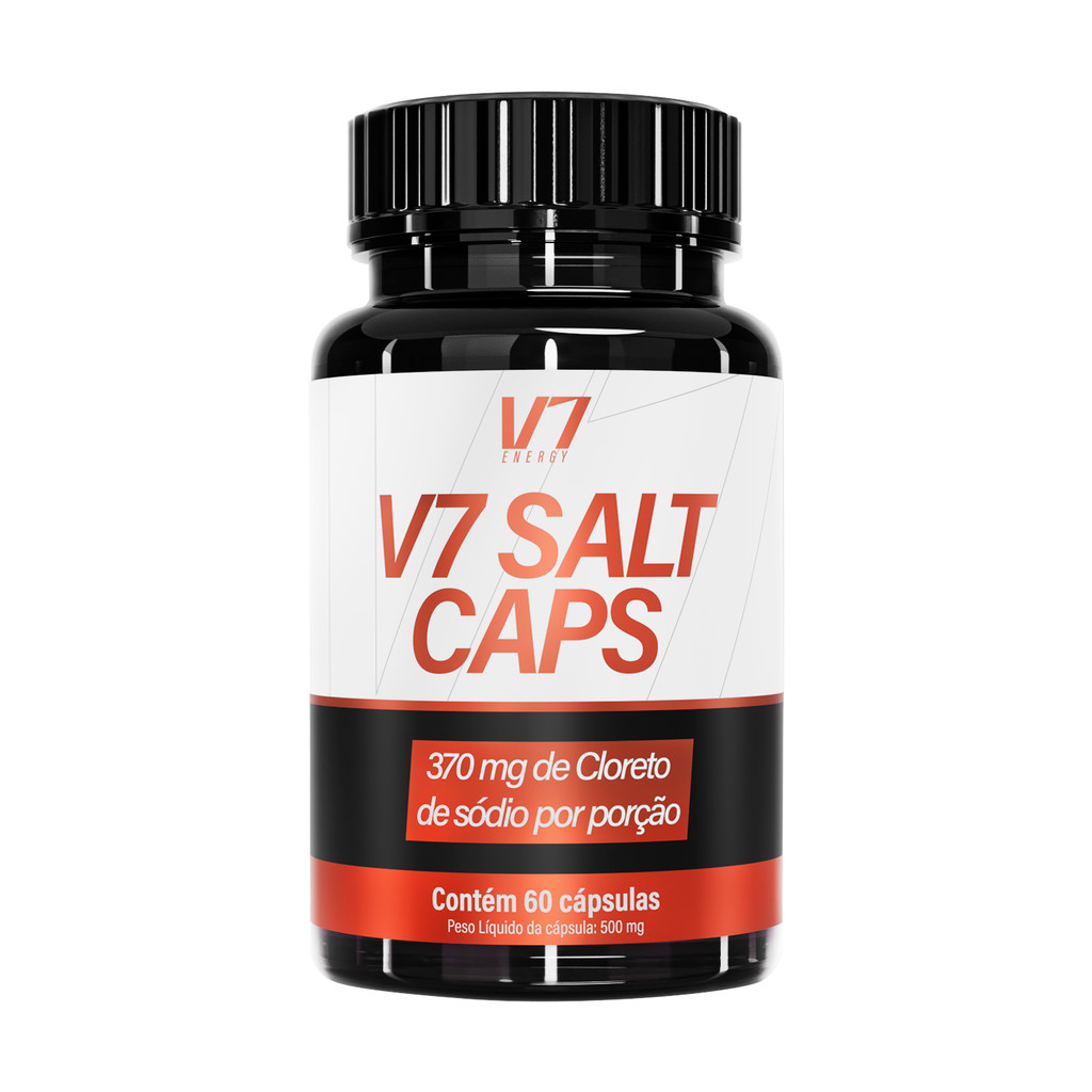 V7 Salt Caps 500mg  Cloreto de Sódio | V7 Energy