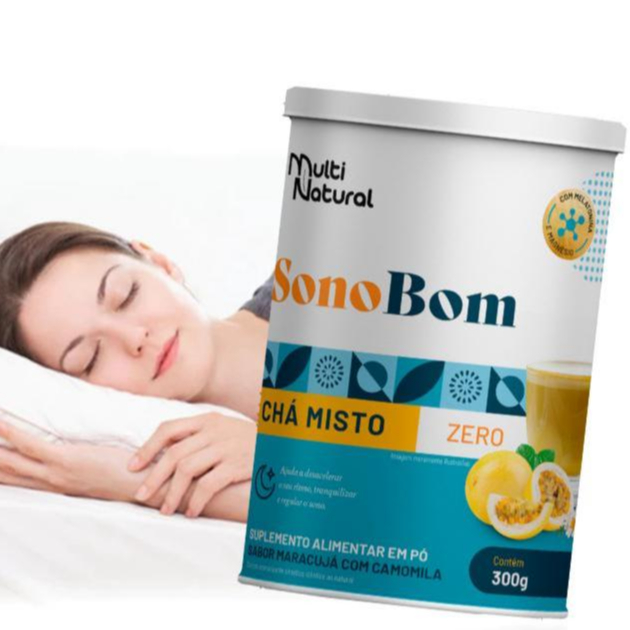 Melatonina em Pó 210mcg Pote 300g Sono Bom - Multi Natural