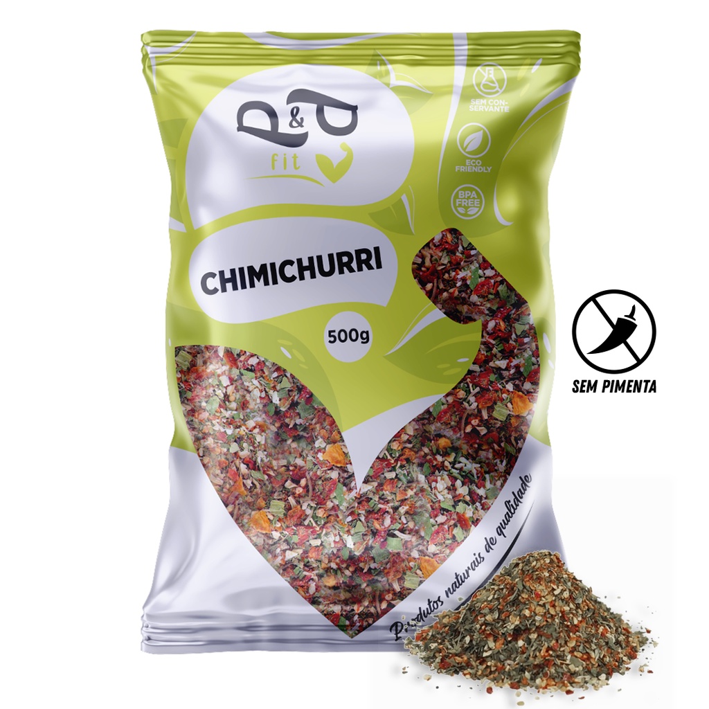 Tempero Chimichurri Sem Pimenta 500g - P&P