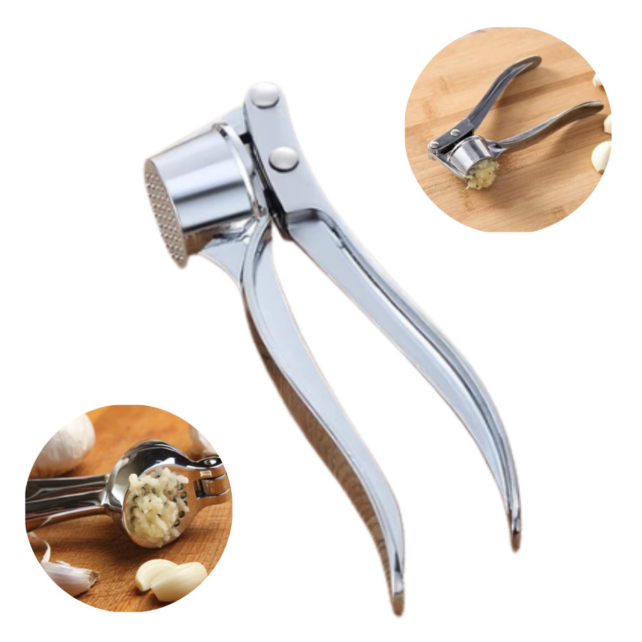 Espremedor De Alho Aço Inox Utensilio De Cozinha Multiuso Universal Super Resistente