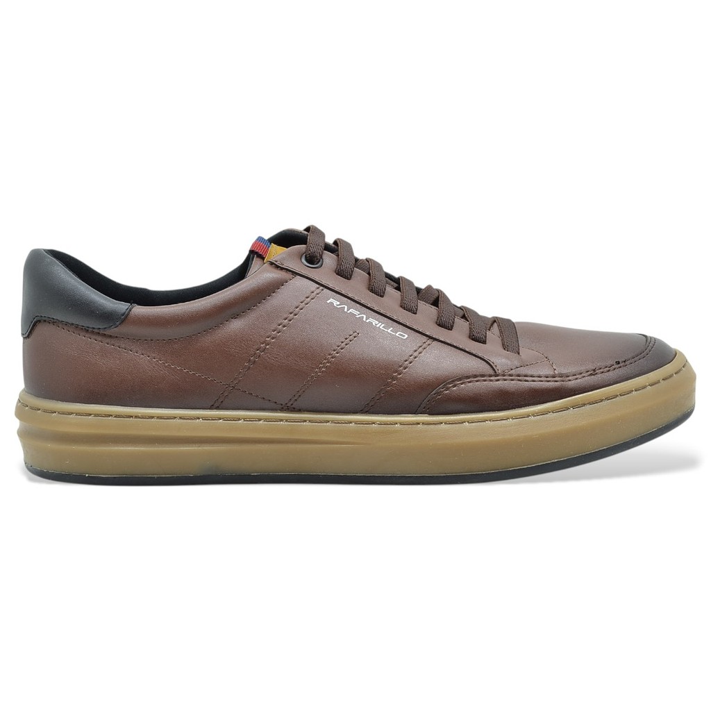 Sapatênis Rafarillo Masculino Couro Casual Conforto Macio Original