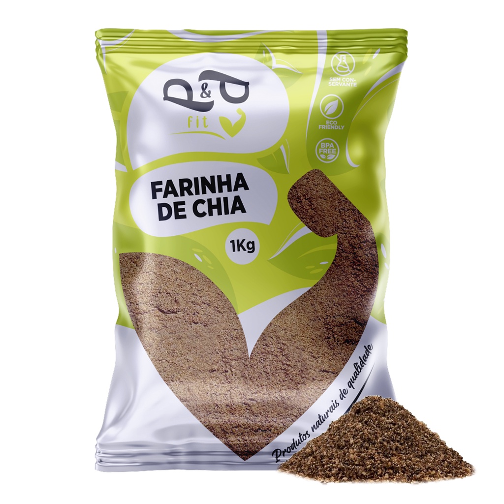 Farinha de Chia - 1Kg - P&P