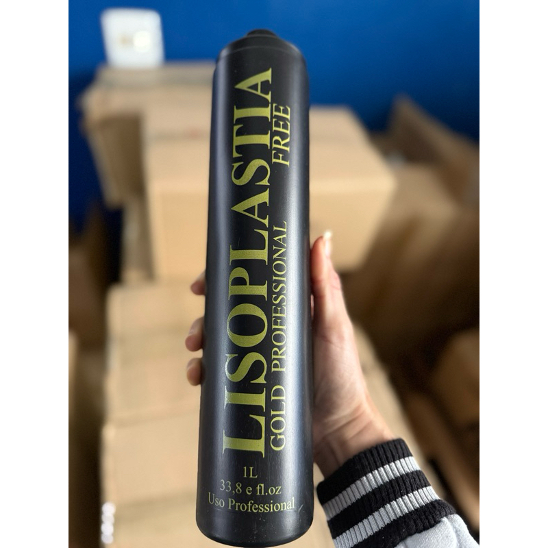 LISOPLASTIA FREE TOP PARA CABELOS VIP MARAVILHOSO 1 LITRO PRA VC
