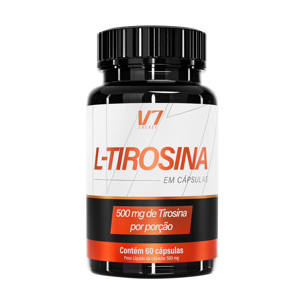 L-Tirosina 500mg – 60 Cápsulas | V7 Energy