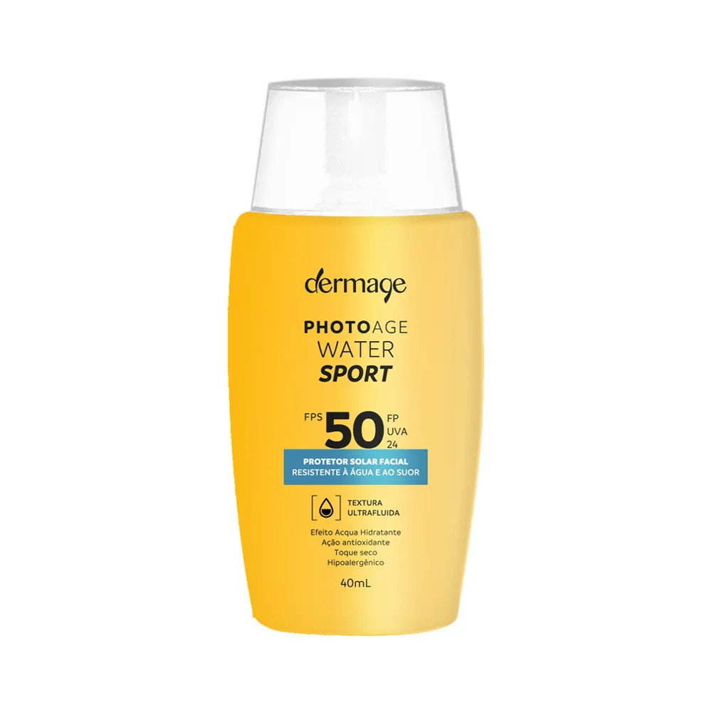 Protetor Solar Dermage FPS50 Resistente à Água e Suor Photoage Water Sport 40ml