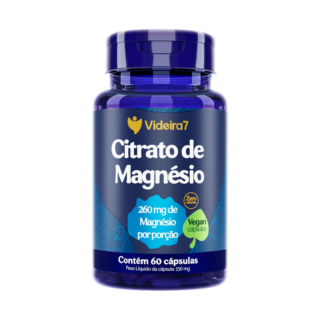 Citrato de Magnésio 260mg Cápsula