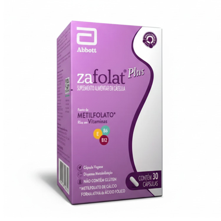 Zafolat Plus Para Gestantes Abbott 30 Cápsulas Polivitaminico